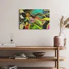 Künstlerische Unordnung – Leinwandbild Wandbild – 60x40 cm Produktbild-Vorschau 2