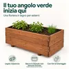 IvoQ Fioriera in legno – 80 x 40 x 32 cm – Legno – Per Anteprima dell’immagine prodotto 2