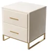 Ensemble de 2 tables de chevet ProximaX en velours beige Voir les images du produit 15