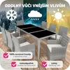 TecTake 403752, Šedá, 8 sedadlo/sedadel, Dospělí a děti, Náhled obrázku produktu 9
