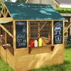 AIYAPLAY Kinderspielhaus aus Tannenholz, Faltbares Häuschen Produktbild-Vorschau 9