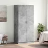 vidaXL Šatní skříň betonová šedá 80x52x180 cm odvozený Náhled obrázku produktu 2