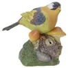 Gartenfigurka okrasného ptáčka zpěváčka 6x6x11 cm Náhled obrázku produktu 4