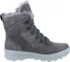 A single gray boot with fur lining is shown against a white background. Produktbild-Vorschau