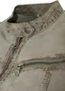 J. Gillie - Damen Lederjacke Lammnubuk Racing-Jacke sand Produktbild-Vorschau 6