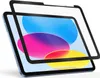 A screen protector is shown placed over an iPad. Voir les images du produit