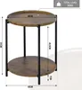 WOLTU Couchtisch rund, Abnehmbarer Tischplatte, aus MDF Produktbild-Vorschau 3