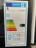 An energy efficiency label for a gasoline gas standherd. Produktbild-Vorschau