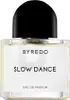 A close-up studio shot of a Byredo Slow Dance Eau de Parfum bottle. Podgląd zdjęcia produktu