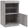 Sideboard mit LED-Leuchten Grau Sonoma 41x37x67 cm Produktbild-Vorschau 7
