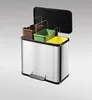 Hailo Abfalltrenner"Öko Trio Plus l" 3 x 9 l weiß 0633-230 Náhled obrázku produktu 41
