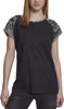 Urban Classics Ladies - RAGLAN Contrast Top schwarz - M Produktbild-Vorschau 2
