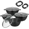 HOMELUX Topfset Induktion 8-teilig, 20/24/28/32cm Kochtopf Produktbild-Vorschau 1