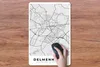 MuchoWow® Mauspad Mousepad Delmenhorst - Karte - Stadtplan Produktbild-Vorschau 3