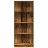 vidaXL Regál na knihy vzhľad starého dreva 60x24x143 cm Náhľad obrázku produktu 4