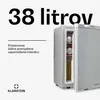 Klarstein Mini chladnička, 38 l, malá, tichá chladnička do Náhľad obrázku produktu 2