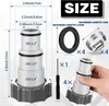 adattatore tubo piscina 4 pezzi Adattatore tubo piscina Anteprima dell’immagine prodotto 2