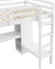 Flieks Etagenbett 90x200cm mit Schreibtisch und Regal, Produktbild-Vorschau 6