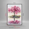 Gerahmtes Poster - Schwarzer Rahmen - Baum Abstraktion - Produktbild-Vorschau 5