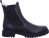 A black Chelsea boot is shown against a white background. Produktbild-Vorschau