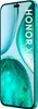 A close-up, angled view of a green Honor X8c smartphone, displaying the screen with a colorful abstract wallpaper and the brand name prominently on the side. Náhled obrázku produktu