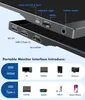 15,6 Zoll Portable Monitor 1920x1080 Bildschirm HDMI/USB C Produktbild-Vorschau 2