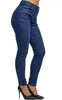 Tazzio Jeans skinny fit a vita alta da donna F107 Blu scuro Anteprima dell’immagine prodotto 5