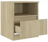 vidaXL Noční stolek Sonoma Dub 40x40x50 cm výrobek ze dřeva Náhled obrázku produktu 4