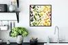MuchoWow® Gerahmtes Poster Gemüse - Obst - Regenbogen 40x40 Produktbild-Vorschau 3