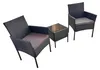 Relaxdays Gartenmöbel Set, 3-tlg. Rattan Sitzgruppe, 2 Produktbild-Vorschau 8
