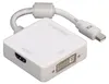 adaptateur 3en1 Mini DisplayPort vers HDMI DVI Displayport Voir les images du produit 1