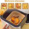 Backpapier Airfryer, 100 Stück 16CM Backpapier für Produktbild-Vorschau 4
