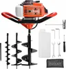 GEKO Wiertnica do ziemi 1,4kW, 3 wiertła, przedłużka 50cm Podgląd zdjęcia produktu 9