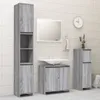 vidaXL Szafka łazienkowa szara Sonoma 30x30x95 cm Materiał Podgląd zdjęcia produktu 11