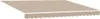 Einziehbare Markise Beige 400 x 300 cm Polyester und Metall Produktbild-Vorschau 5