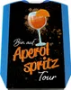 Cocktail Parkscheibe mit Spruch Bin auf Aperol Spritz Tour Produktbild-Vorschau 1