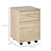 Vinsetto Caisson de bureau caisson de rangement mobile 2 Voir les images du produit 5