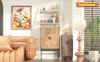 Toilettenregal Waschmaschinenregal Badregal Holz,Regal Weiß Produktbild-Vorschau 8