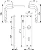 Zestaw długich rozet Birm.1117/202SP Aluminium F1 OB 72mm Podgląd zdjęcia produktu 6