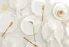 Assiettes en carton 23 cm avec bord doré et motif Voir les images du produit 1