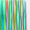 Wiederverwendbare Knick-Trinkhalme, pastel bunt, 21 cm, 500 Produktbild-Vorschau 2
