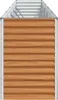 vidaXL Hochbeet Hellbraun 485 x 50 x 68 cm Verzinkter Stahl Produktbild-Vorschau 6