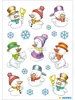 HERMA Weihnachts Sticker DECOR "Schneemänner" 3 Blatt à 18 Produktbild-Vorschau 2