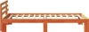 vidaXL Bettrahmen Wachsbraun 90 x 200 cm Massives Produktbild-Vorschau 6