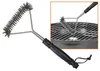 Brosse pour barbecue avec poils en acier inoxydable - 30 cm Voir les images du produit 2