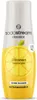 A bottle of SodaStream lemon-flavored syrup with a lemon graphic. Produktbild-Vorschau