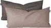 Two pillows are stacked on top of each other, with the lighter colored pillow in front. Produktbild-Vorschau