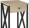 Odkládací stolek Dayton 35x35x70,5 cm - Průmyslové dřevo Náhled obrázku produktu 16