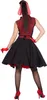 50's Rockabilly Dame Rizzo Rood-Zwart 52 Produktbild-Vorschau 5