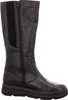 A black leather boot on a white background. Produktbild-Vorschau